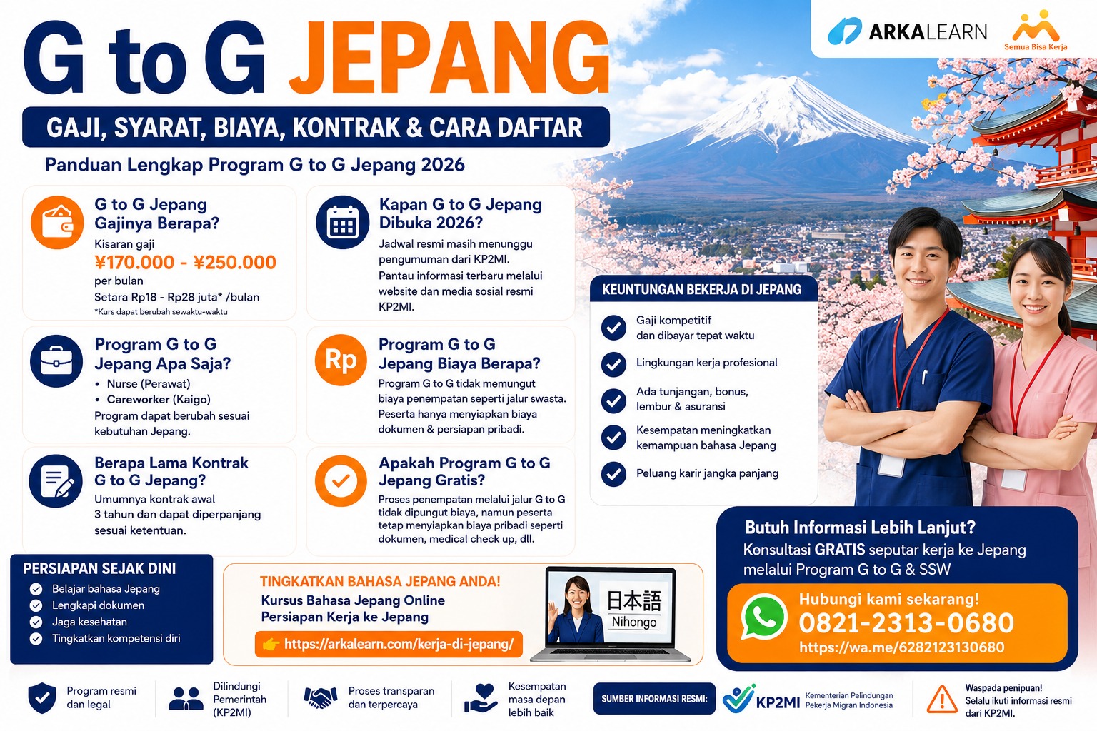 G to G Jepang Gajinya Berapa? Panduan Lengkap Program G to G Jepang 2026, Syarat, Biaya, dan Cara Daftar